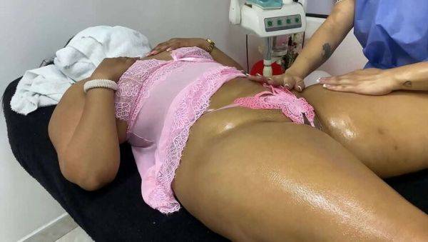 Sexy Stepmom Gets Massaged by Beautiful Latina Irina - porntry.com on poweredporn.com