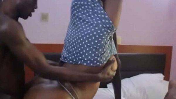 Black MILF Neighbor Takes Two Huge Cocks While Husband's Away - porntry.com on poweredporn.com