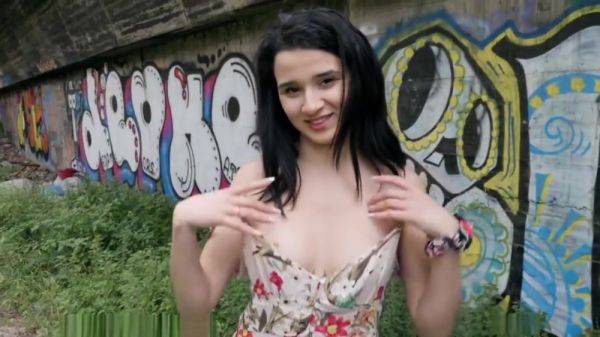 Pikaper On The Street And Fucked Dark-haired chick With Beautiful Tits - Mia Navarro - txxx.com on poweredporn.com