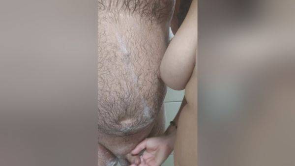 Shower Fun With Husband And Wife - desi-porntube.com on poweredporn.com