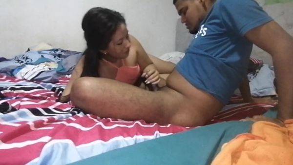 Stepson And Stepsister End Up Fucking With His Big Cock In Her Tight Pussy Filling Her With Cum Com - desi-porntube.com on poweredporn.com