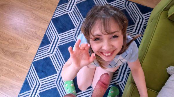 Nude busty amateur chick handles a big dick in sensual POV - xbabe.com on poweredporn.com