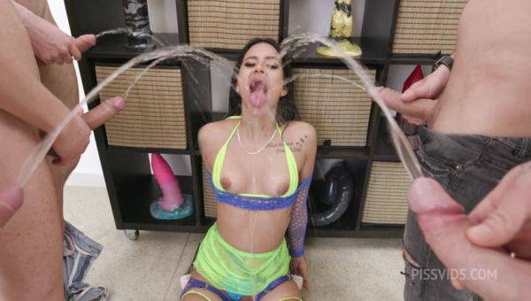 7on1 Double anal Gang Bang goes Wet, Kloe kooper, BWC, DAP, Rough Sex, Big Gapes, Pee Drink, Cum in Mouth, Swallow GL825 - PissVids - hotmovs.com on poweredporn.com