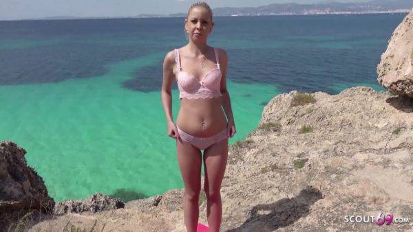 German Scout And Julia Parker In Cute Girl Seduce To Casting Fuck At Mallorca Beach - hclips.com - Germany on poweredporn.com