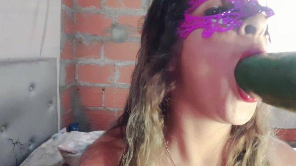 I Masturbate With A Giant Cucumber - hclips.com on poweredporn.com