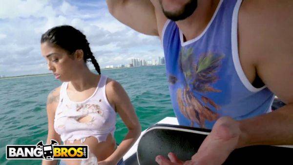 J Mac's hardcore Cuban rescue with Vanessa Sky off Miami coast - sexu.com - Cuba on poweredporn.com