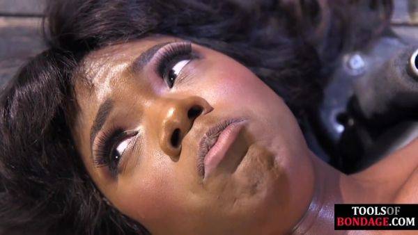 Feet tormented Ebony sub gets BDSM pussytoying lesson - hotmovs.com on poweredporn.com