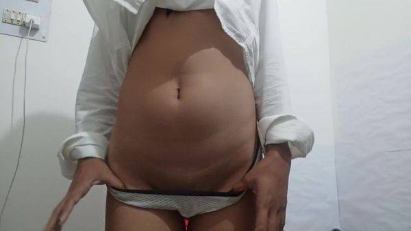 Brunette Masturbates To Crazy Intense Orgasms - desi-porntube.com on poweredporn.com