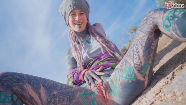 Lily Lu's pierced pussy takes a wild anal pounding in public - sexu.com on poweredporn.com