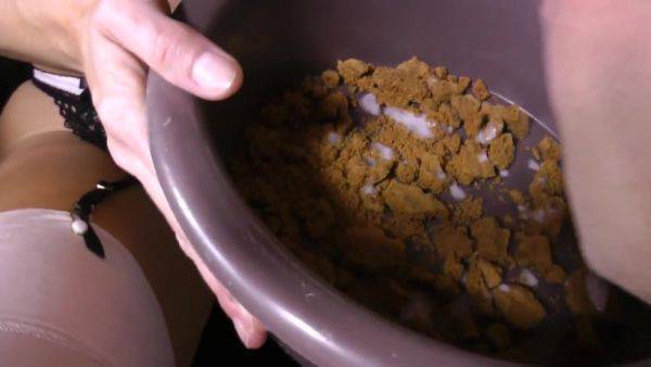 Cuckold Condom Feeding Humiliation From Bowl - FemdomSex - hotmovs.com on poweredporn.com