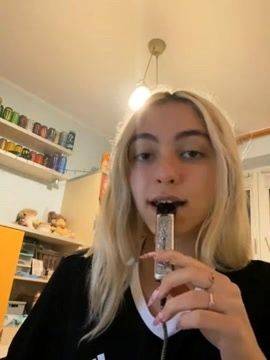 Curly Blonde Teen Records Solo Dildo Masturbation More at - drtuber.com on poweredporn.com