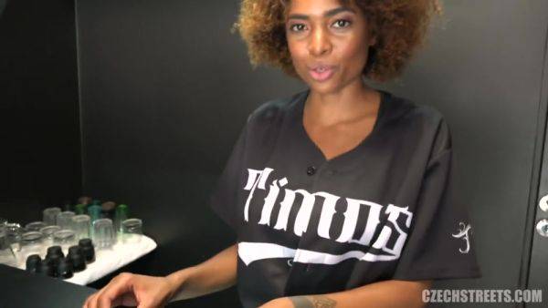 Czech Streets – Extra Sexy Black Hairdresser - hotmovs.com - Usa - Czech Republic on poweredporn.com