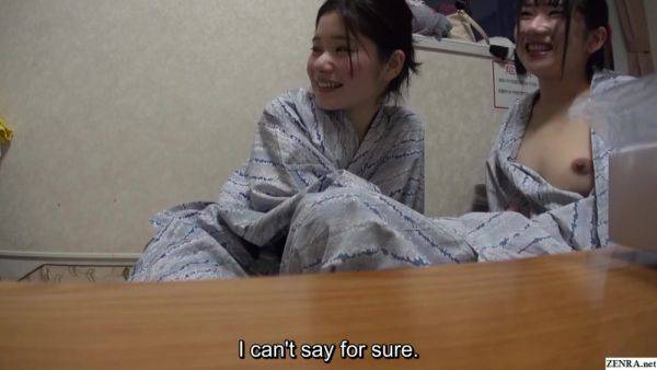 Slim Petite Japanese Cutie Enjoy Their First Lesbian Sex After Taking Bath Together - anysex.com - Japan on poweredporn.com