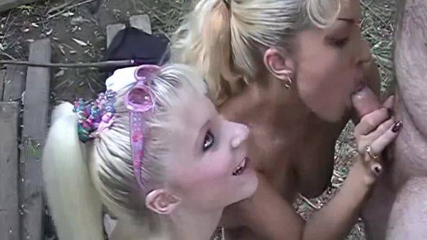 Retro Threesome Outdoor - tubepornclassic.com on poweredporn.com