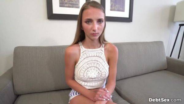 Macy Meadows: Debt Agent & Teen Tattooed Blonde with Big Ass - porntry.com on poweredporn.com