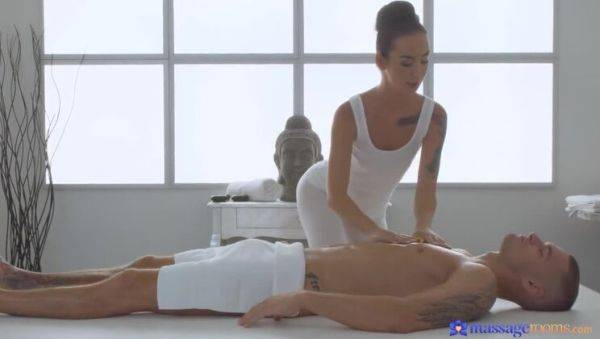 Freya Dee: Petite Breasted Babe's Intimate Massage Ends in Cumshot - porntry.com on poweredporn.com