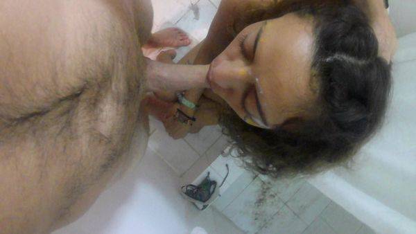 Latin Girl Gets Spanked Sucks And Fucks On Her First Night At University - hclips.com on poweredporn.com