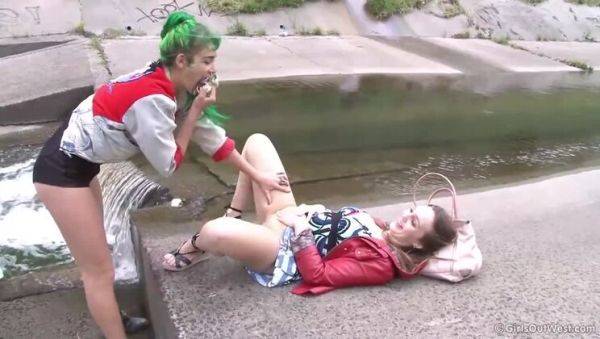 Anne and Emerald: Hair-Filled Outdoor Excursion - Part 2 - veryfreeporn.com on poweredporn.com