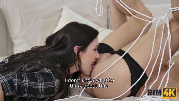 Tattooed neighbors Anna & Charlie Dean get wild with big dicks and asslicking in Going-Away party - sexu.com on poweredporn.com