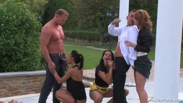 Pool Volume 2: Part 1 - Featuring Regina Moon, Lara Amur, and Britney in a Lesbian Orgy - veryfreeporn.com on poweredporn.com