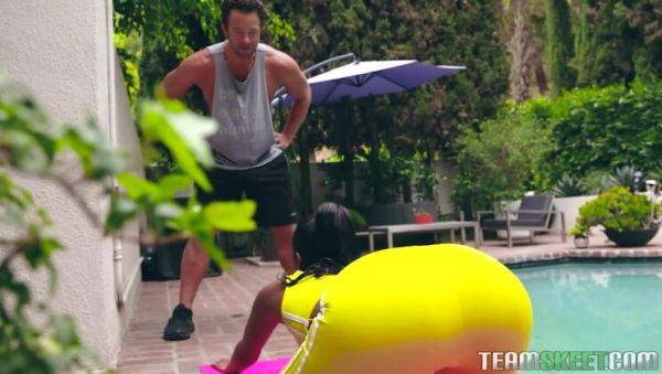 Getting Down and Dirty Outside with Ashley Aleigh and Brad Newman: A Small-Titted, Brunette, Skinny Encounter - porntry.com on poweredporn.com