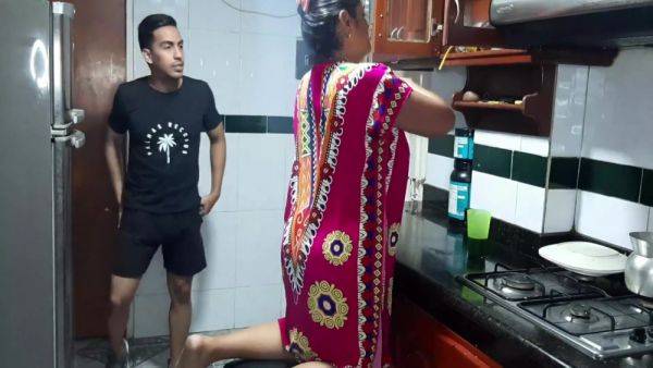 Trying My Stepmothers Delicious Pussy In The Kitchen. Full Video - videohdzog.com on poweredporn.com