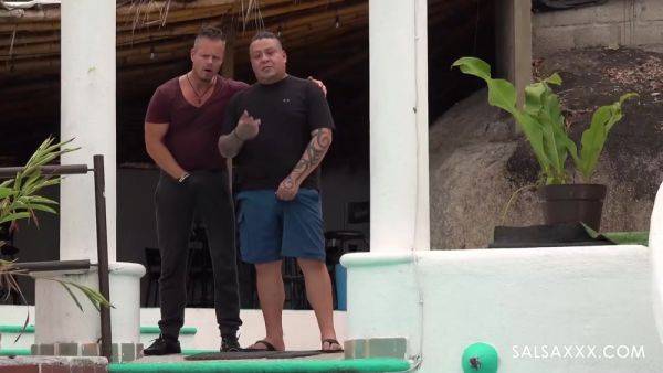 We Got Fucked by the Pool and it Never Felt this Good! at SalsaXXX - hotmovs.com on poweredporn.com