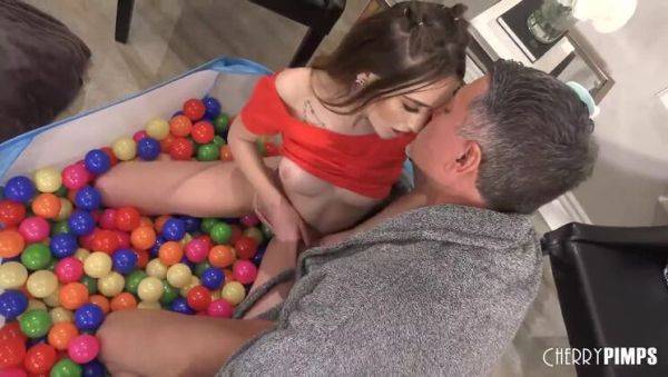 Petite Blonde Sera Ryder's Ball Play with Cumshot - xxxfiles.com on poweredporn.com