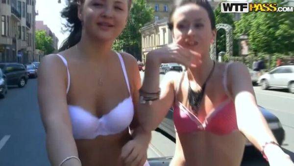 Eric, Taylor, and Dorothea Albina's Naughty College Car Sex - porntry.com on poweredporn.com