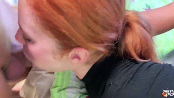 Hot Redhead Classmate Gets Fucked Doggystyle After Exam - anysex.com on poweredporn.com