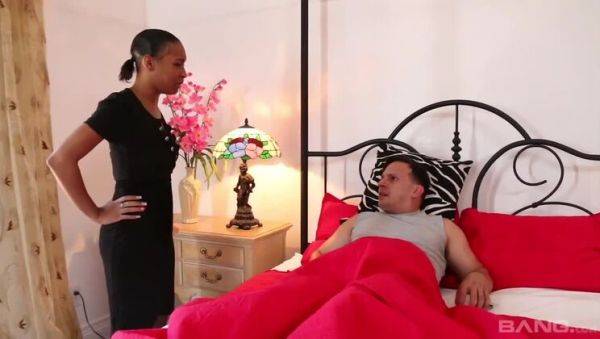 Jazzy Jamison Employs Passionate Intercourse to Rouse Indolent White Husband - porntry.com on poweredporn.com