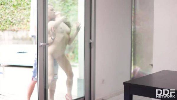 Evelina Darling: Outdoor Tryst with Pool Boy - porntry.com - Russia on poweredporn.com