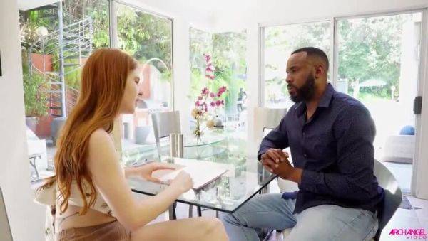 Jane Rogers: Flame-Haired Vixen in Interracial Encounter - porntry.com on poweredporn.com