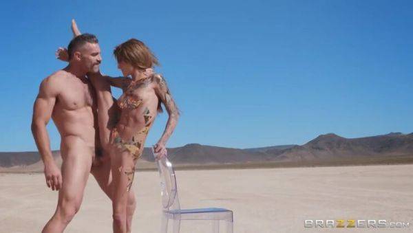 Kimber Veils & Charles Dera: Airborne Fetish, Tattooed & Petite / 11.17.2018 - xxxfiles.com on poweredporn.com