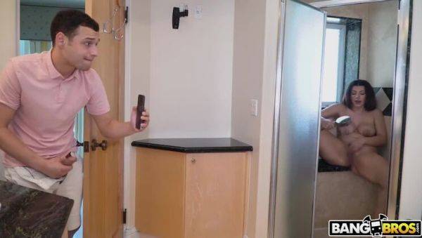 Lusty Neighbor Valentina Jewels: Big Tits, Hairy Brunette, Latina - xxxfiles.com on poweredporn.com