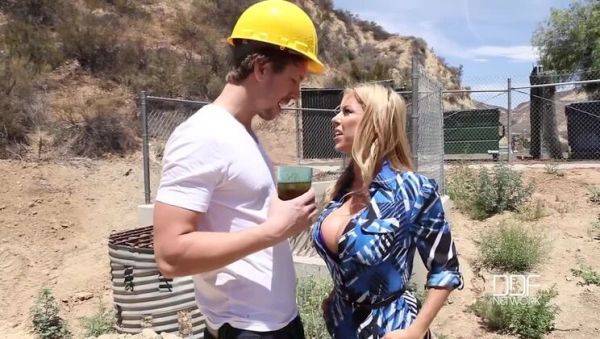 Alexis Fawx - Kitchen Action - Her Well-Trimmed Pussy Gets His Solid Tool - xxxfiles.com on poweredporn.com