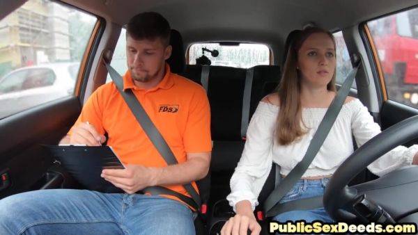 Petite driving student cunt stretched - txxx.com on poweredporn.com