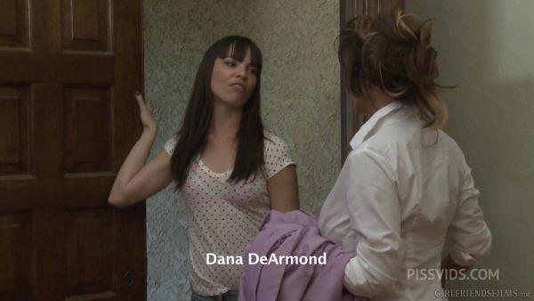 Dana unintentionally hurts Deauxmas feelings and makes up for it by making her gush with pleasure - PissVids - hotmovs.com on poweredporn.com