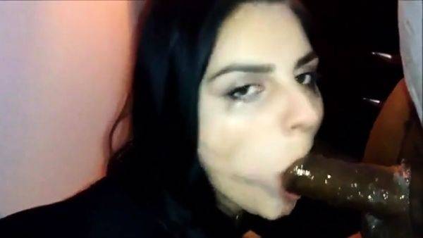 White Girl Choking On BBC - drtuber.com on poweredporn.com