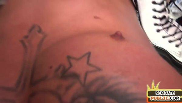 Pickedup alternative goth pussydrilled POV - hotmovs.com on poweredporn.com