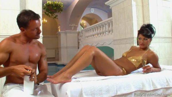 The Royal Treatment: Ellen Peterson & Tera Joy's Fetish Playground - xxxfiles.com on poweredporn.com