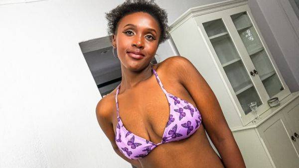 African Casting - Sweet Afro Bikini Babe Wants A Hard BWC Pounding - txxx.com on poweredporn.com