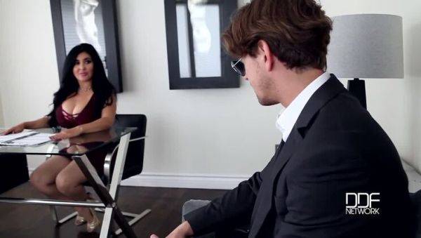 A Thespian's Big-Titted Dilemma - Cumming as He Bangs Jaylene Rio's Ample Chest - veryfreeporn.com on poweredporn.com