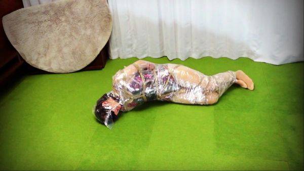 Vinyl Suit Full Body Wrap - hclips.com on poweredporn.com