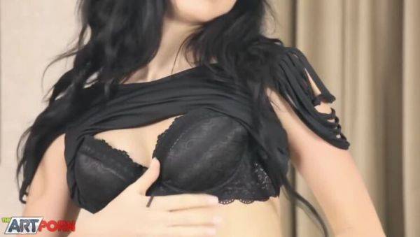 Enigmatic Man Meets Greta A in Lingerie - xxxfiles.com on poweredporn.com