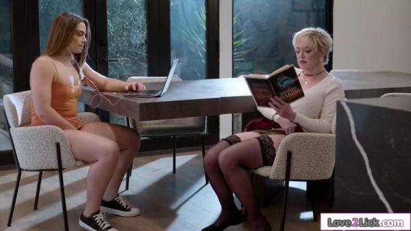 Who Knew My Stepdaughter Licked So Well With Dee Williams, Sophia Burns And And Young - upornia.com on poweredporn.com