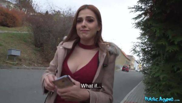 POV Perspective: Italian Redhead Mina Von D in Stockings & Red Panties - veryfreeporn.com - Italy on poweredporn.com