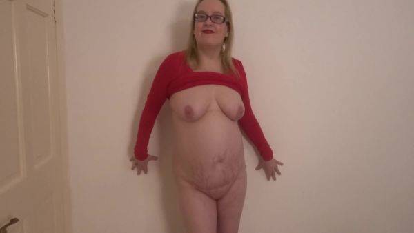 Long Legs Blonde Wife Dancing Striptease In High Heels And Red Dress - upornia.com on poweredporn.com