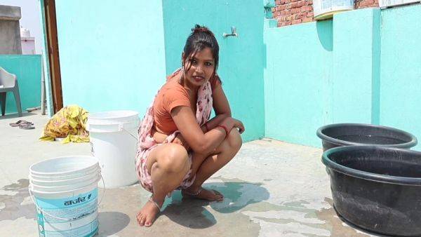 My Neighbour Aunty Showing Her Black Pussy To Me - desi-porntube.com - India on poweredporn.com