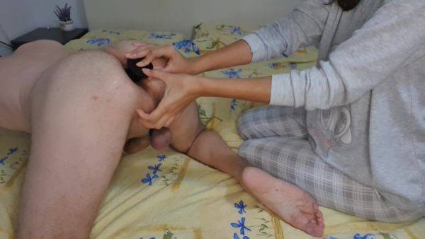 Anally Wrecked With Big Dildo. Amazing Clip!! - videomanysex.com on poweredporn.com